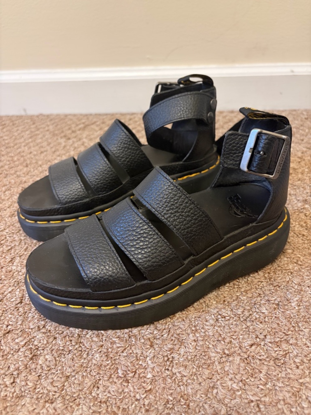 Dr. Martens Clarissa II Quad Platform Gladiator Sandals
